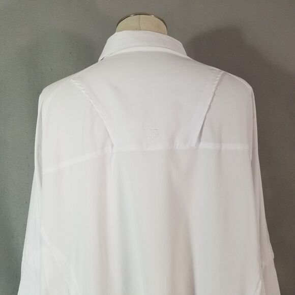 Reel Legends shirt men's 2XL XXL white long sleeve Dri-Fit Outdoor fishing - Picture 7 of 9